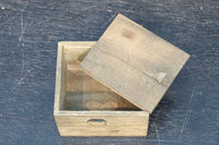 引き出し前面の杢目が美しい風格漂う硯箱 DC8673