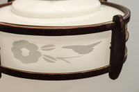 落ち着いた雰囲気のある木製フレームの電笠 DC8710