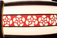 朱セルの花柄帯装飾でレトロな面持ちの電笠 DC8712