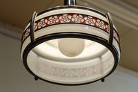 朱セルの花柄帯装飾でレトロな面持ちの電笠 DC8712