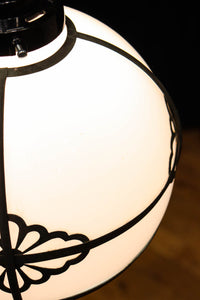 菊菱の装飾金具で格調溢れる電笠 DC8713