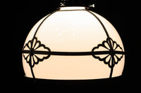 菊菱の装飾金具で格調溢れる電笠 DC8713