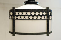 シンプルな籠目装飾の和モダンな電笠 DC8715