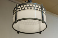 シンプルな籠目装飾の和モダンな電笠 DC8715