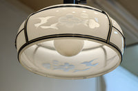 梅の透かし絵に和柄文様を添えた気品ある電笠 DC8717