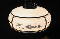 梅の透かし絵に和柄文様を添えた気品ある電笠 DC8717