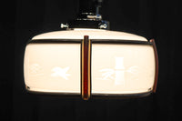 風情漂う竹雀の和柄が浮かぶ電笠 DC8718