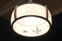 風情漂う竹雀の和柄が浮かぶ電笠 DC8718