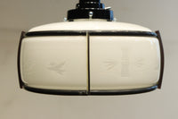 風情漂う竹雀の和柄が浮かぶ電笠 DC8718