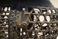 月蔓の透かし絵や青波海模様で風情ある球型吊り灯籠 DC8732