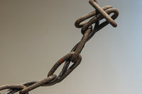 ダイヤガラス窓で煌びやかな角型吊り灯籠 DC8735