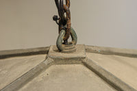 ダイヤガラス窓で煌びやかな角型吊り灯籠 DC8735