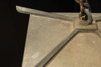 ダイヤガラス窓で煌びやかな角型吊り灯籠 DC8735