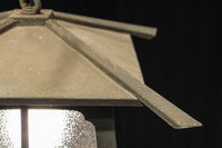 ダイヤガラス窓で煌びやかな角型吊り灯籠 DC8735