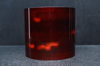 美しい艶色をした漆塗りの木製手あぶり火鉢 DC8742 在庫1個