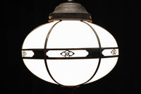 可愛らしい菊菱装飾金具を纏う雪洞型の電笠 DC8757