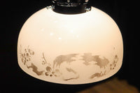 和柄模様を施した風情あるお椀型電笠 DC8758