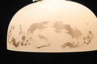 和柄模様を施した風情あるお椀型電笠 DC8758