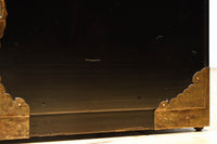 黒漆と繊細な模様入り装飾金具で風情ある挟み箱 DC8766