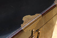 黒漆と繊細な模様入り装飾金具で風情ある挟み箱 DC8766