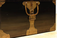 黒漆と繊細な模様入り装飾金具で風情ある挟み箱 DC8766