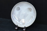 淡く色づく御本の模様が浮かぶ粉引大皿(共箱付き) DC8778