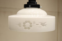 梅の花と小鳥の透かし模様が上品な電笠 DC8791