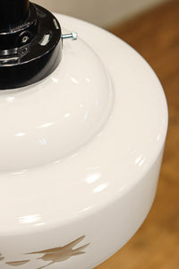 梅の花と小鳥の透かし模様が上品な電笠 DC8791