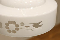 梅の花と小鳥の透かし模様が上品な電笠 DC8791