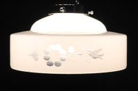 梅の花と小鳥の透かし模様が上品な電笠 DC8791