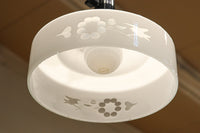 梅の花と小鳥の透かし模様が上品な電笠 DC8791