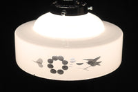 梅の花と小鳥の透かし模様が上品な電笠 DC8791