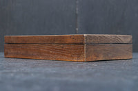 シンプルな装飾で杢目を引き立てる小箱 DC8792b