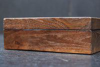 シンプルな装飾で杢目を引き立てる小箱 DC8792b