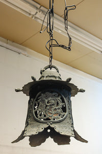 幻想的な雰囲気漂う真鍮製吊り灯籠 DC8812