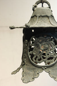 幻想的な雰囲気漂う真鍮製吊り灯籠 DC8812