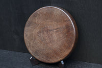 繊細な杢目模様で格調ある面持ちの丸盆 DC8831