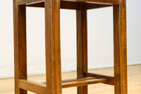 柔らかな風合いの懐かしい味のある角スツール DC8835abcd 在庫(a:1 b:1 c:1 d:1)脚