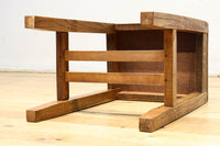 柔らかな風合いの懐かしい味のある角スツール DC8835abcd 在庫(a:1 b:1 c:1 d:1)脚