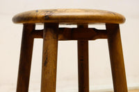 安定感のある造りで風合い豊かな温かみのあるスツール DC8844