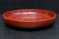 深みある朱漆で風情溢れる丸盆 DC8850