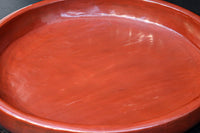 深みある朱漆で風情溢れる丸盆 DC8850