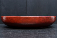 深みある朱漆で風情溢れる丸盆 DC8850