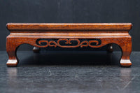 艶みある色彩に大らかな杢目が浮かび華のある置台 DC8851