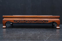 艶みある色彩に大らかな杢目が浮かび華のある置台 DC8851