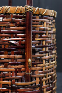 濃淡のある色彩で風情溢れる花カゴ DC8859 在庫1組