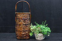 濃淡のある色彩で風情溢れる花カゴ DC8859 在庫1組