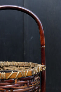 濃淡のある色彩で風情溢れる花カゴ DC8859 在庫1組