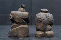 小型サイズ!! 温かみのある佇まいの恵比須様と大黒様のセット DC8864 在庫2個1組