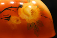 希少!! 鮮やかな美しい笠に薔薇の模様が描かれたノリタケの電笠 DC8874